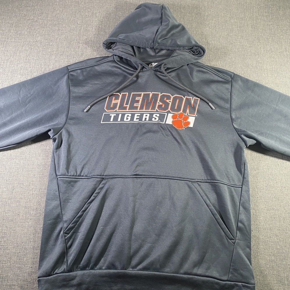 Clemson Tigers Hoodie Pullover Mens Large NCAA Football Champion Sweatshirt‎